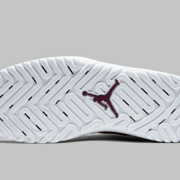 NIKE MEN'S AIR JORDAN 1 HIGH REACT NOBLE RED BLACK - Picture 6 of 6